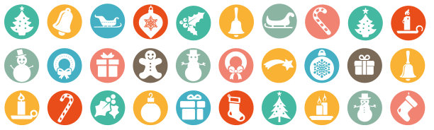 圣诞节图标设置图片下载