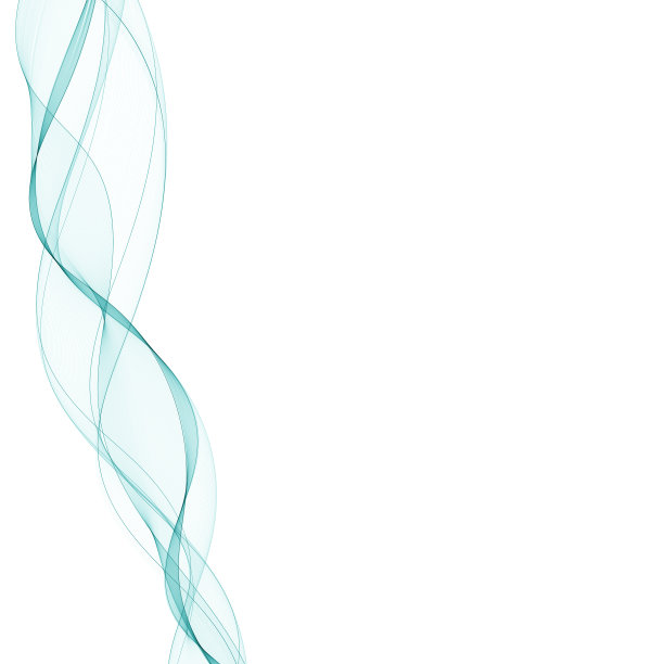 抽象的蓝色波浪广告布局图片下载