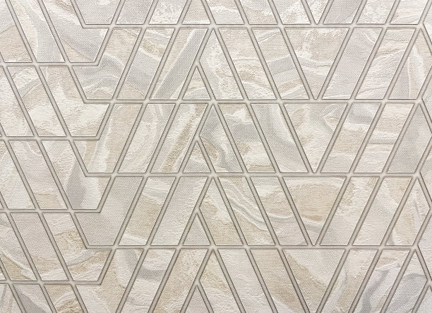 壁纸上有现代的三角形图案。图片下载