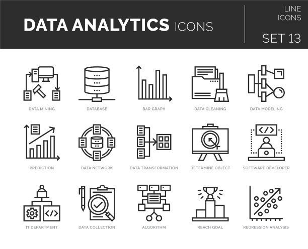 设置数据分析图标图片下载