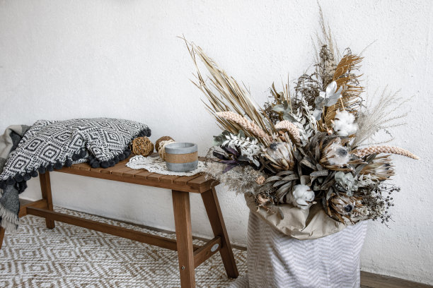 斯堪的纳维亚风格的家居装饰室内装饰元素。图片下载