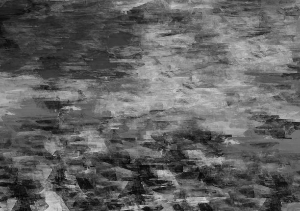 单色油画效果任意涂抹瓷砖图案石膏表面木炭数字绘画黑色白色背景灰色阴影现代设计图片下载