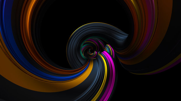 含剪切路径的三维扭曲隧道地层图片下载