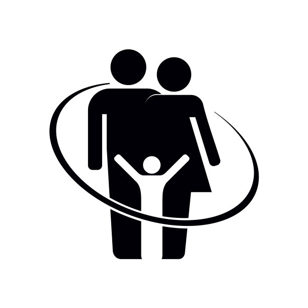 家庭偶像小小孩女人和男人幸福的一对图片下载