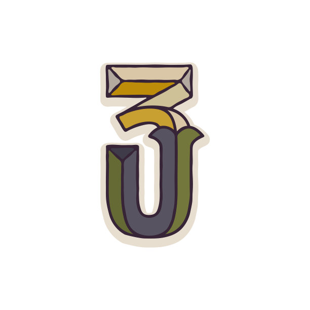 三号logo面面，颜色暗淡图片下载