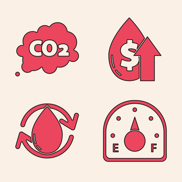 设置云油中汽车气体计二氧化碳排放量图片下载