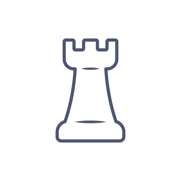 车象棋图形矢量图标图片下载