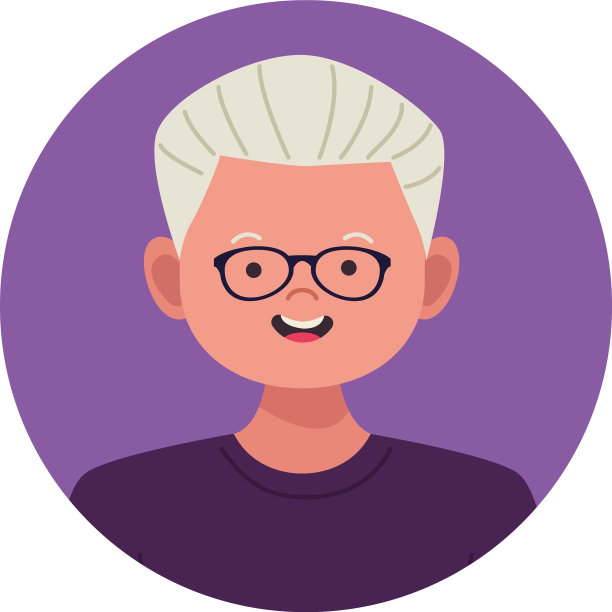 老人头像人物图标图片下载