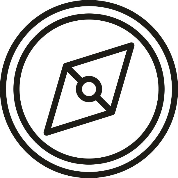 用户界面Web应用程序线性指南针图片下载