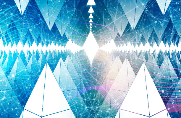 多边形几何背景。图片下载