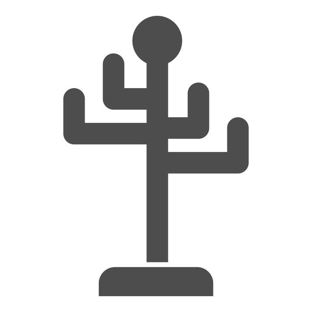 衣架立固图标家具概念外套图片下载