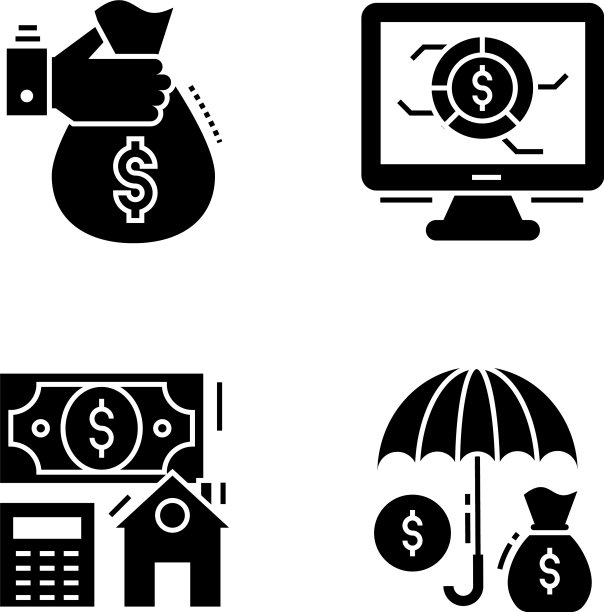 金融和保险图标图片下载
