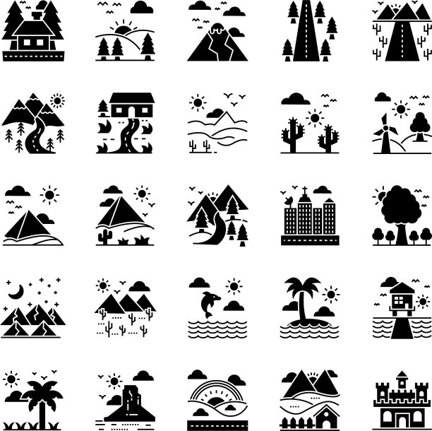 地形图标包图片下载