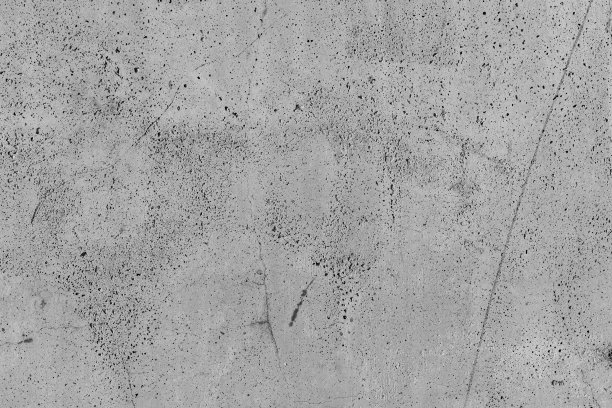 地板墙面纹理混凝土开裂。沥青路面旧水泥石开裂。由时间和天气条件造成的自然破坏。非彩色，黑白照片。图片下载