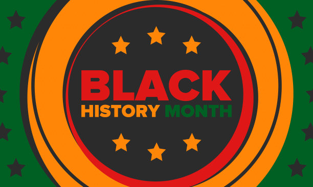 黑人历史月。非裔美国人的历史。一年一度的庆祝。二月份在美国和加拿大。十月在英国。海报，卡片，横幅，背景。矢量图图片下载