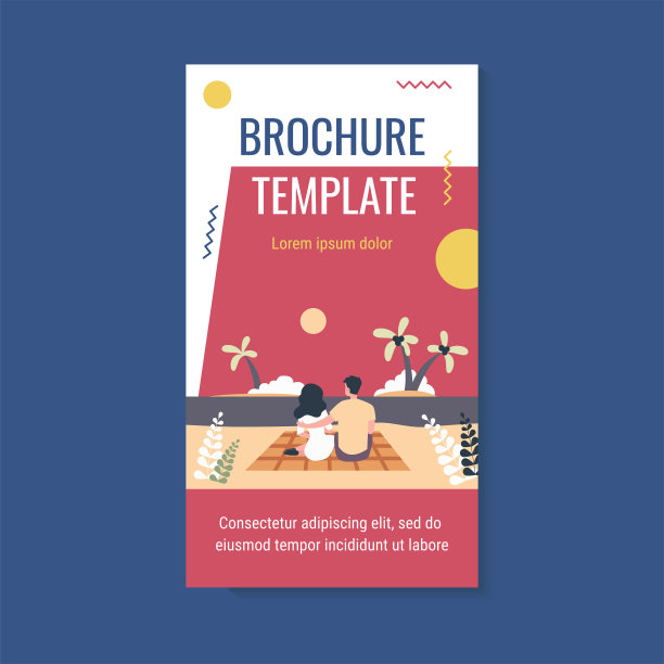 年轻夫妇在海滩上欣赏日落图片下载