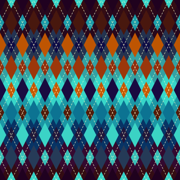 菱形图案无缝矢量图案背景。菱形图案。图片下载