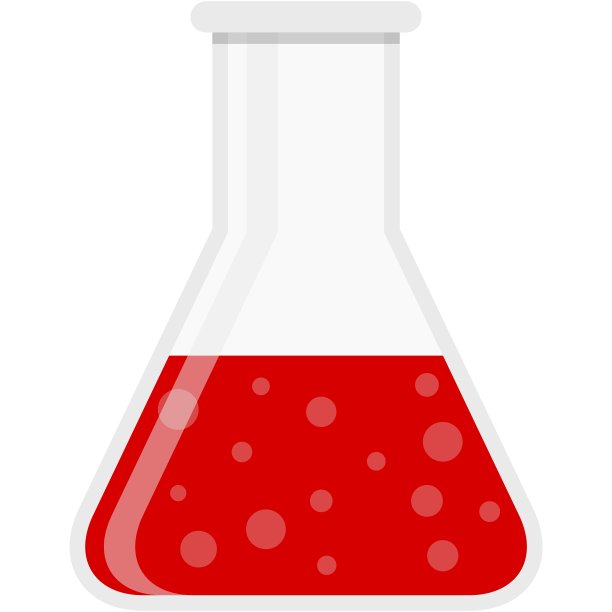 科学烧瓶实验室烧杯图标，实验室测试玻璃载体图片下载