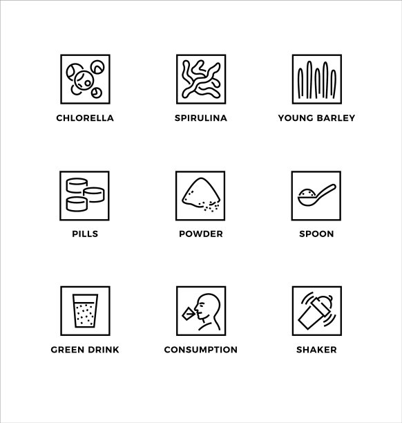 设置超级食物小球藻的图标图片下载