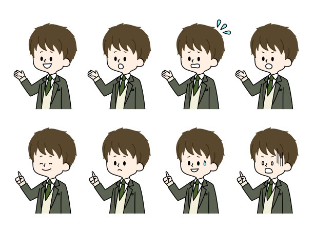 学生面部表情集图片下载