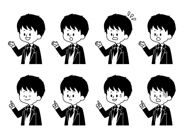 学生面部表情集图片下载