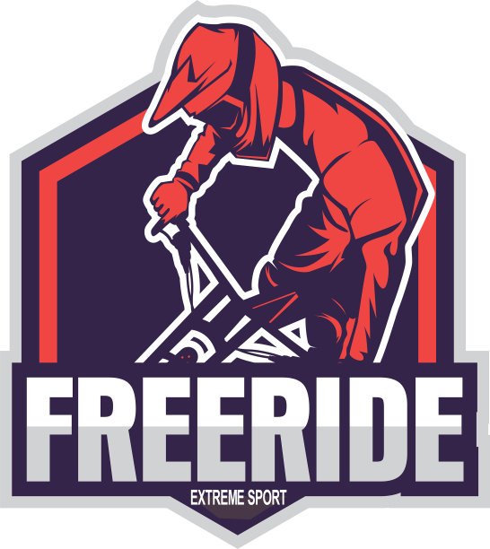 自行车标志模板图片下载