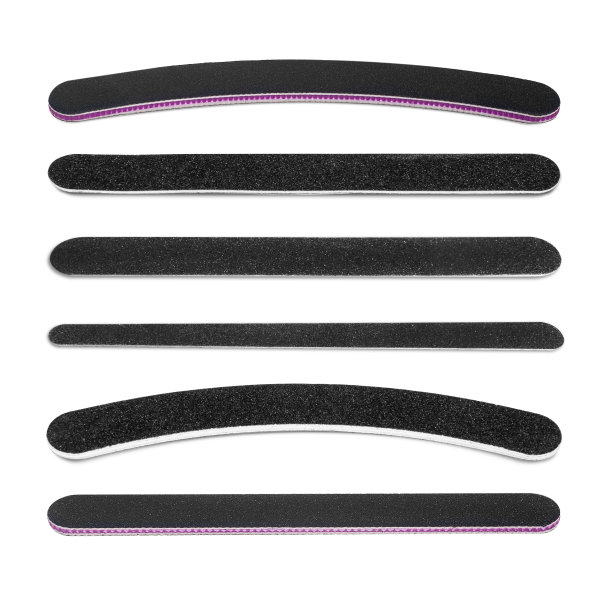 一套黑色指甲锉。图片下载