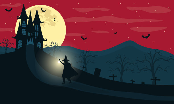 万圣节快乐贺卡图片下载