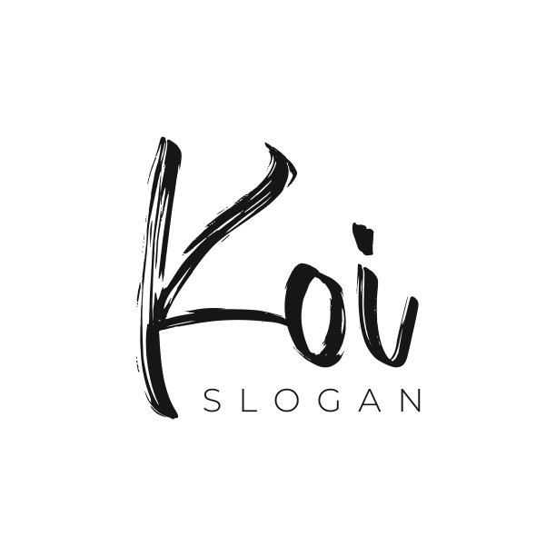 日本锦鲤标志模板锦鲤鱼标志好运图片下载