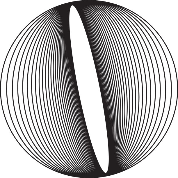 健康圈环形标志-几何抽象艺术图片下载