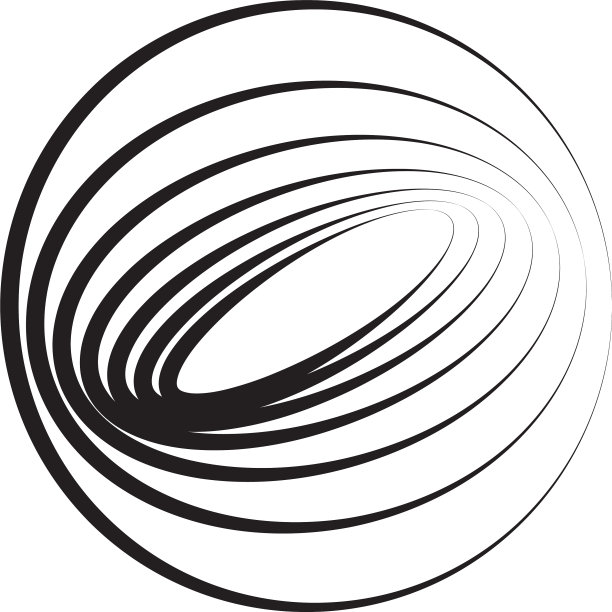 健康圈环形标志-几何抽象艺术图片下载