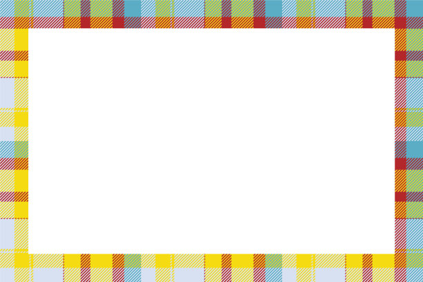 复古框苏格兰边界图案复古图片下载