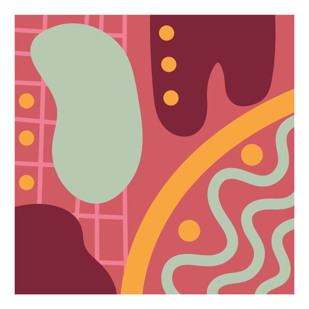 涂鸦当代不同的形状和纹理图片下载