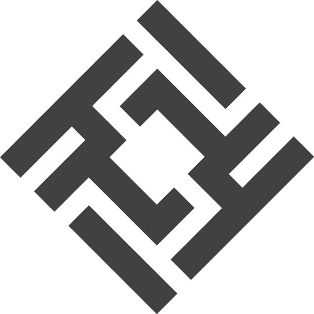 菱形标志-立方体块几何抽象图片下载