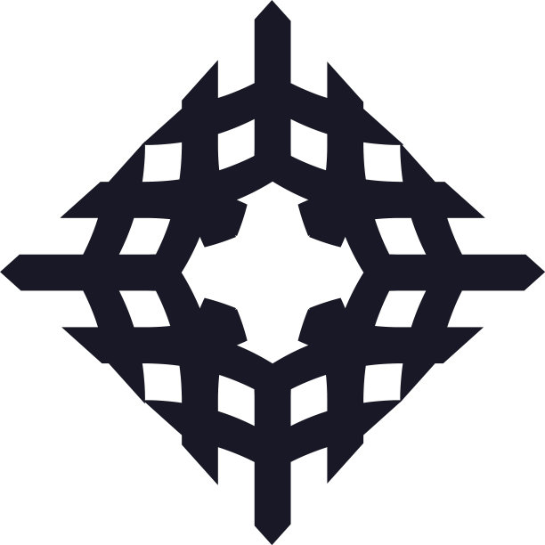 菱形标志-立方体块几何抽象图片下载