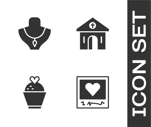 在人体模型上设置相框和心形项链图片下载