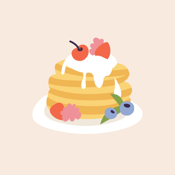 奶油煎饼图片下载