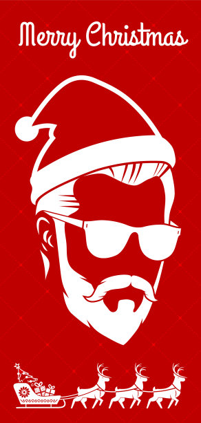 圣诞贺卡传单或海报图片下载