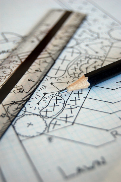 景观手设计绘图特写图片下载