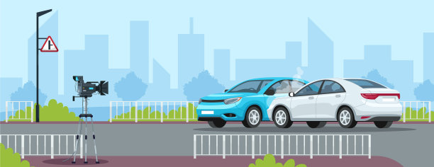 汽车碰撞半平图片下载