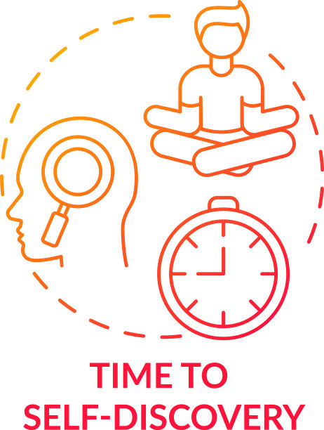 时间自我发现概念图标图片下载