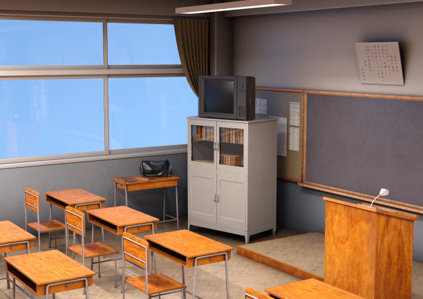 3D插画日语教室图片下载