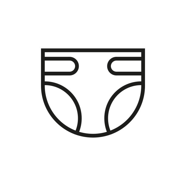 图标为一次性baor成人尿布简单图片下载