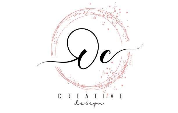 手写oc oc字母标志与闪闪发光图片下载