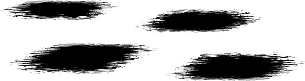 用黑色颜料涂在白色的全景图上图片下载