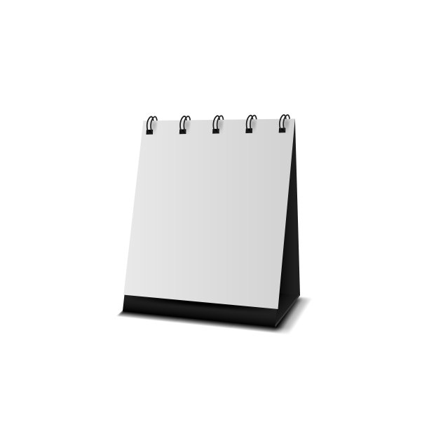 日历孤立在白色背景为您的创造力图片下载