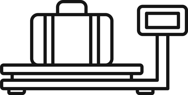 机场控制标尺图标轮廓样式图片下载