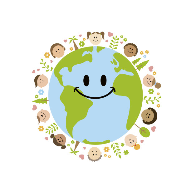 快乐的地球日。图片下载