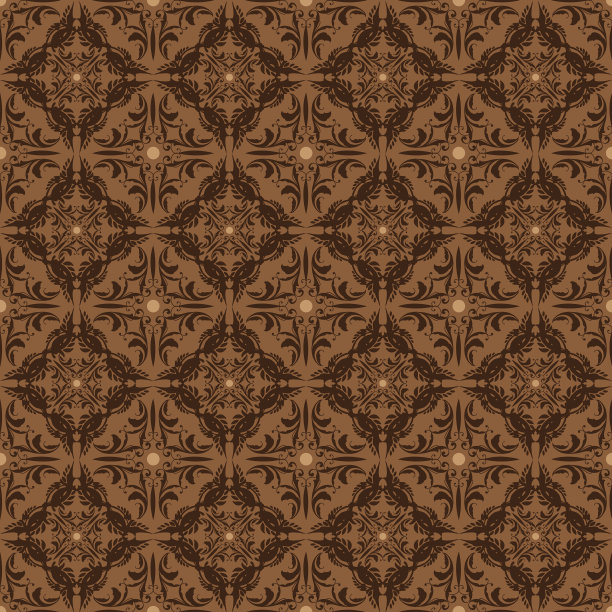 美丽的图案设计在中央爪哇蜡染图片下载