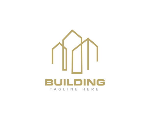 建筑建筑标志设计向量图片下载